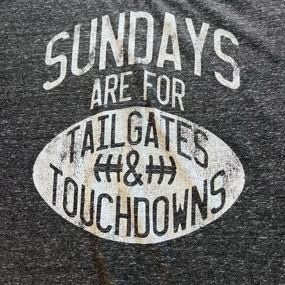 Torrid Sundays are for tailgates & touchdowns tee size 0 L 12 - Picture 1 of 5